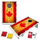 Canadian Flag Distressed Bean Bag Toss Game by BAGGO Baggo.com