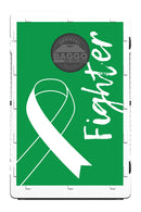 Cerebral Palsy Awareness Ribbon Bean Bag Toss Game by BAGGO Baggo.com