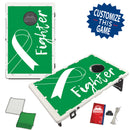 Cerebral Palsy Awareness Ribbon Bean Bag Toss Game by BAGGO Baggo.com