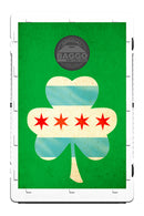 Chicago Flag In Clover Chirish Bean Bag Toss Game by BAGGO Baggo.com