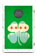 Chicago Skyline Flag 4L Clover Chirish Bean Bag Toss Game by BAGGO Baggo.com