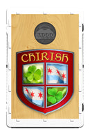 Chicago Chirish Crest Shield Bean Bag Toss Game by BAGGO Baggo.com