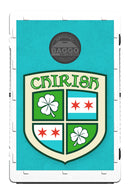 Chicago Chirish Crest Shield Bean Bag Toss Game by BAGGO Baggo.com