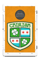 Chicago Chirish Crest Shield Bean Bag Toss Game by BAGGO Baggo.com
