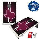 College Station Texas Fanatic Bean Bag Toss Game by BAGGO Baggo.com