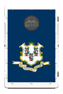 Connecticut State Flag Bean Bag Toss Game by BAGGO Baggo.com