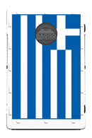 Flag of Greece Bean Bag Toss Game by BAGGO