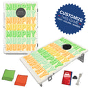 Halftone Type Bean Bag Toss Game by BAGGO Baggo.com