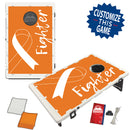 Leukemia Awareness Ribbon Bean Bag Toss Game by BAGGO Baggo.com