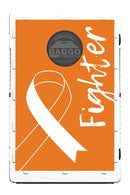 Leukemia Awareness Ribbon Bean Bag Toss Game by BAGGO Baggo.com