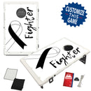 Cancer Awareness (Various) Ribbon Bean Bag Toss Game by BAGGO Baggo.com