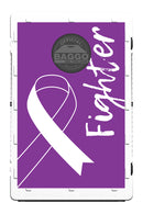 Lupus Awareness Ribbon Bean Bag Toss Game by BAGGO Baggo.com