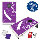 Lupus Awareness Ribbon Bean Bag Toss Game by BAGGO Baggo.com