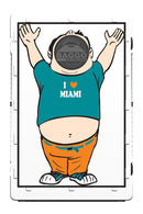 Miami Baggo Fan Bag Toss Game by BAGGO Baggo.com
