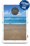 Names in the Sand Bean Bag Toss Game by BAGGO Baggo.com