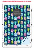 Pineapple Pattern Navy Bean Bag Toss Game by BAGGO