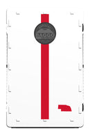 Nebraska Gridiron Bag Toss Game by BAGGO Baggo.com