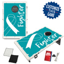 Cancer Awareness (Various) Ribbon Bean Bag Toss Game by BAGGO Baggo.com