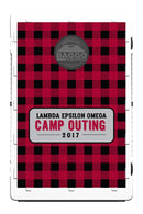 Red Plaid Flannel Bean Bag Toss Game by BAGGO