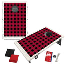 Red Plaid Flannel Bean Bag Toss Game by BAGGO Baggo.com