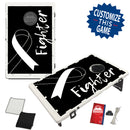 Cancer Awareness (Various) Ribbon Bean Bag Toss Game by BAGGO Baggo.com