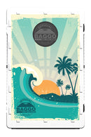 Sunset Surf Wave Bean Bag Toss Game by BAGGO Baggo.com