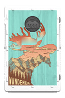 Whimsical Moose Bean Bag Toss Game by BAGGO Baggo.com