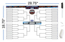 2026 Men's March College Basketball National Tournament Championship 64 Bracket