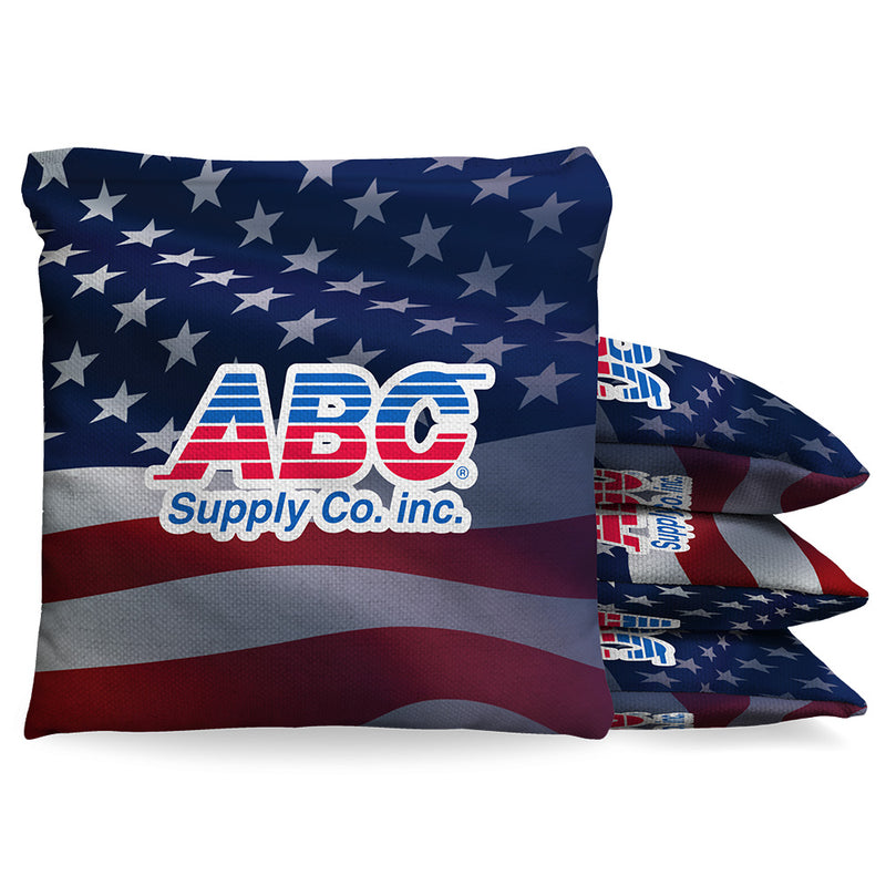 Custom Regulation Cornhole 1 lb Duck Cloth Bean Bag Toss Bags Featuring Your Logo or Design