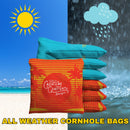 Resin Filled Full Color Double Sided Custom Regulation Cornhole 1 lb Bean Bag Toss Bags