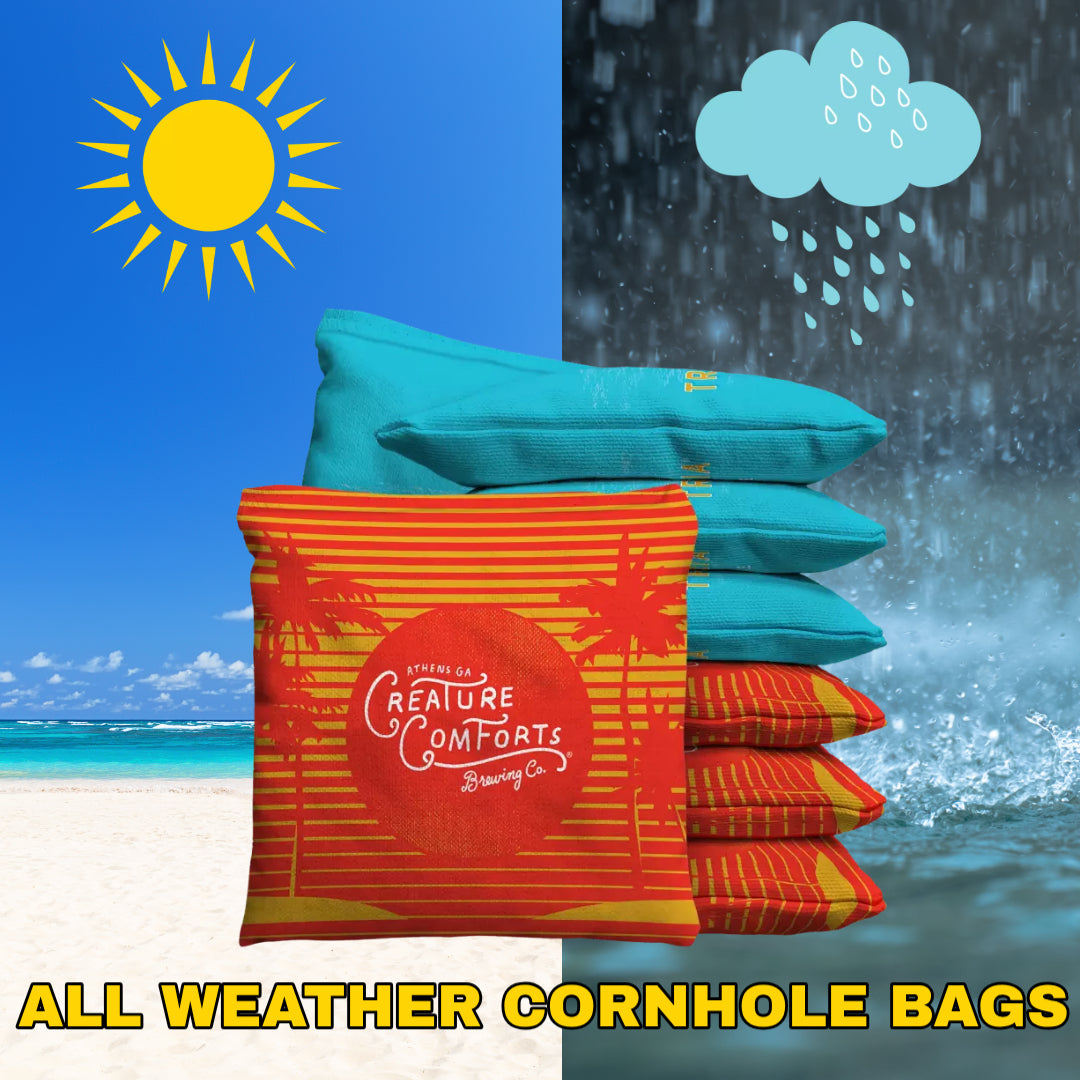 Resin Filled Full Color Double Sided Custom Regulation Cornhole 1 lb B ...