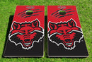 Arkansas State Red Wolves Fanatic Pro Cornhole Bean Bag Toss Game 24x48 with 8 Regulation 16oz Bags