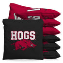 Arkansas Razorbacks WPS HOGS 9.5oz Bean Bag Toss Bags by BAGGO (Set of 8)