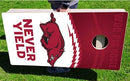 Arkansas Razorbacks Fanatic Pro Cornhole Bean Bag Toss Game 24x48 with 8 Regulation 16oz Bags