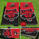 Arkansas State Red Wolves Fanatic Pro Cornhole Bean Bag Toss Game 24x48 with 8 Regulation 16oz Bags