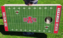 Arkansas State Red Wolves Home Field Pro Cornhole Bean Bag Toss Game 24x48 with 8 Regulation 16oz Bags