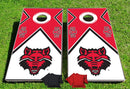 Arkansas State Red Wolves Vintage Pro Cornhole Bean Bag Toss Game 24x48 with 8 Regulation 16oz Bags
