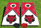 Arkansas State Red Wolves Vintage Pro Cornhole Bean Bag Toss Game 24x48 with 8 Regulation 16oz Bags