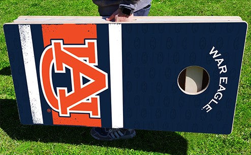 Auburn Tigers Fanatic Pro Cornhole Bean Bag Toss Game 24x48 with 8 Regulation 16oz Bags