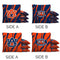 Auburn Tigers Stripes 9.5 oz Bean Bag Toss Bags by BAGGO