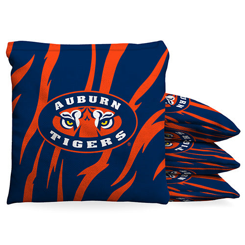 Auburn Tigers Stripes 9.5 oz Bean Bag Toss Bags by BAGGO