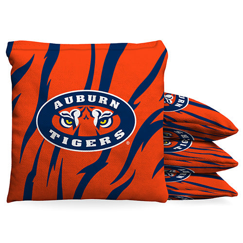 Auburn Tigers Stripes 9.5 oz Bean Bag Toss Bags by BAGGO