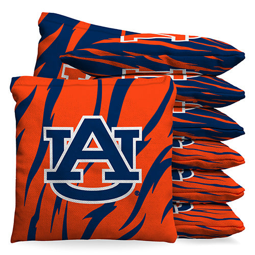 Auburn Tigers Stripes 9.5 oz Bean Bag Toss Bags by BAGGO