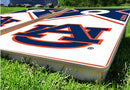Auburn Tigers Vintage Pro Cornhole Bean Bag Toss Game 24x48 with 8 Regulation 16oz Bags