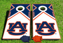 Auburn Tigers Vintage Pro Cornhole Bean Bag Toss Game 24x48 with 8 Regulation 16oz Bags
