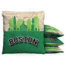 Boston Skyline Bean Bag Toss Bags (set of 8) Baggo.com