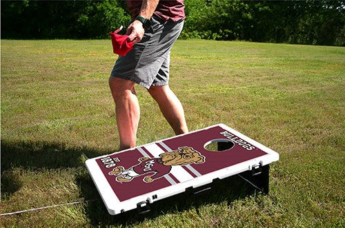 Mississippi State Bulldogs Bully Baggo Bean Bag Toss Portable 2x3 Cornhole Game