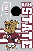 Mississippi State Bulldogs Hail State Bully Baggo Bean Bag Toss Portable 2x3 Cornhole Game