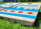 Chicago Custom Text Natural Skyline Pro Style Cornhole Bean Bag Toss Game 24x48 with 8 Regulation 16oz Bags