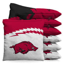 Arkansas Razorbacks Fanatic Cornhole 1 LB Cornhole Bean Bag Toss Bags by BAGGO (Set of 8)